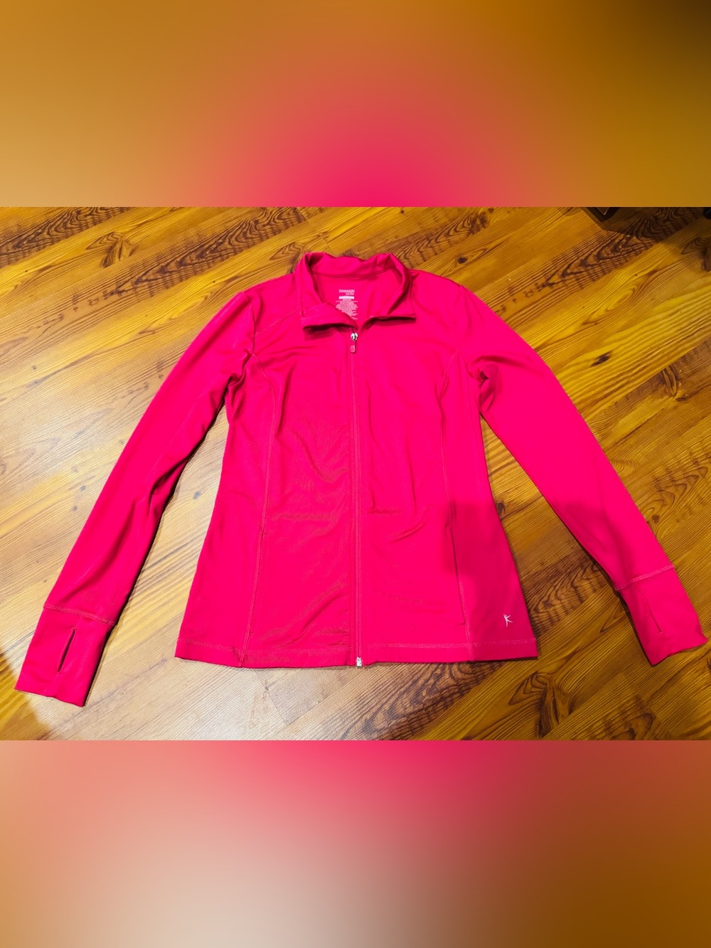 2 drifit Danskin royal blue and Hot Pink Full-Zip Utility Jacket